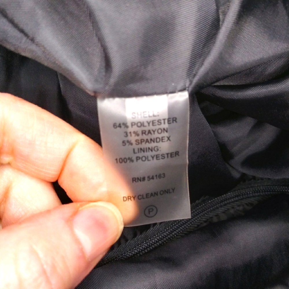 Vicky Tiel American Fashion & Couture Designer Charcoal Gray Sheath Dress - Picture 11 of 13